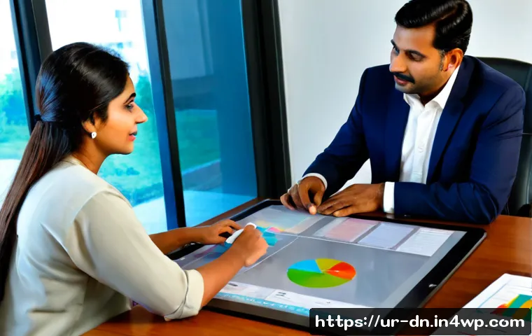 Home 9 과학적 사고방식으로 신뢰 구축하기 - Photorealistic Pakistani researcher and community leader reviewing a simple evidence board with colo...